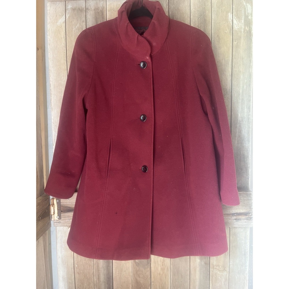 Angelina Vintage wool blend coat petite 14